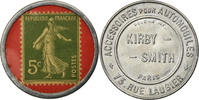 France 5 Centimes Coin, Kirby Smith, Automobiles, Timbre-Monnaie -