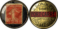 France 10 Centimes Coin, Bonduel, Fort-Carré, Loos-Lez-Lille -