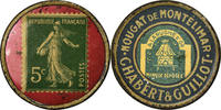 France 5 Centimes Coin, Nougat de Montélimar Chabert & Guillot -