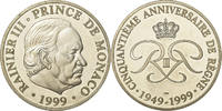 Monaco Medal 50ème Anniversaire de Rainier III, Silver -