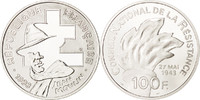 France 100 Francs Coin, Silver, KM:1023 -