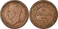 Monaco Decime Coin, Honore V, Copper, KM:97.1 -