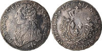 France Ecu Coin, Louis XVI, Écu aux branches d'olivier, Lyon -