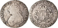 France Ecu Coin, Louis XVI, Écu aux branches d'olivier, Limoges -