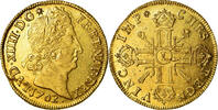 France Double louis d'or aux 8 L et aux insignes Louis XIV, Bayonne -