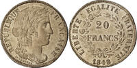 France 20 Francs Coin, Concours de Dieudonné, ESSAI, Tin -