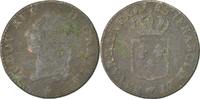 France Sol Coin, Louis XVI, Sol ou sou, Lille, Copper -