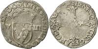 France 1/8 Ecu Coin, Henri IV, Rennes, Silver, Sombart:4688 -