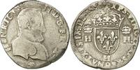France Teston Coin, Henri II, La Rochelle, Silver -