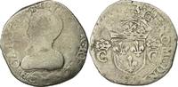 France Teston Coin, Charles IX, La Rochelle, Silver, Sombart:4602 -