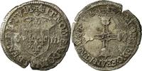 France 1/8 Ecu Coin, Henri IV, Saint Lô, Silver -