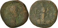 Sestertius Coin, Commodus, Rome, Copper, RIC:442 -