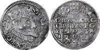 Poland 3 Grosze Sigismund III, Poznan, Silver -