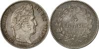 France 1/4 Franc Coin, Louis-Philippe, Rouen, Silver, KM:740.2 -