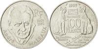 France 100 Francs Coin, André Malraux, Silver, KM:1188 -