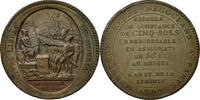 France 5 Sols 1792 Birmingham Coin, Monneron, Birmingham, Bronze, KM:Tn31 AU(55-58)