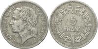 France 5 Francs Coin, Lavrillier, Paris, Aluminum, KM:888b.1 -