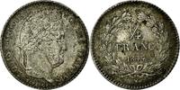 France 1/4 Franc Coin, Louis-Philippe, Lille, Silver -