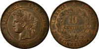 France 10 Centimes Coin, Cérès, Paris, Bronze, KM:815.1 -