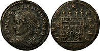 Follis Coin, Constantine II, Arles, Copper, RIC:315 -