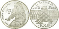 France 100 Francs Coin, L'Infante, Silver, KM:1021 -