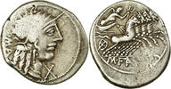 Denarius Coin, Fannia, Rome, Silver, Crawford:275/1 -