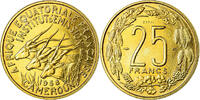 Cameroon 25 Francs Coin, Paris, ESSAI, Aluminum-Bronze -