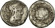 Denarius Coin, Caecilia, Rome, Silver, Crawford:263/1b -