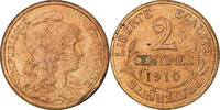 France 2 Centimes Coin, Dupuis, Paris, Bronze, KM:841 -