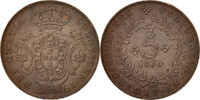 Azores 5 Reis Coin, Copper, KM:13 -
