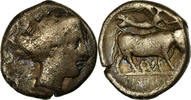 Didrachm Coin, Campania, Neapolis, Silver, HN Italy:571 -