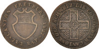 2-1/2 Rappen 1827 Coin, SWISS CANTONS, FREIBURG, Billon, KM:81 EF(40-45)