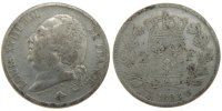 France 2 Francs Coin, Louis XVIII, Lille, Silver, KM:710.12 -