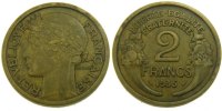France 2 Francs Coin, Morlon, Aluminum-Bronze, KM:886 -