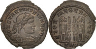 Follis Coin, Constantius II, Trier, Bronze, RIC:528 -