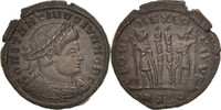 Follis Coin, Constantine II, Lyons, Bronze, RIC:263 -