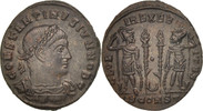 Follis Coin, Constantine II, Arles, Bronze, RIC:354 -