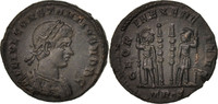 Follis Coin, Constantius II, Trier, Bronze, RIC:540 -