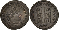 Follis Coin, Constantine II, Trier, Bronze, RIC:539 -