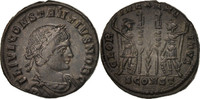 Follis Coin, Constantius II, Arles, Bronze, RIC:360 -