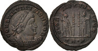 Follis Coin, Constantine II, Trier, Bronze, RIC:539 -