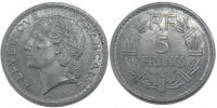 France 5 Francs Coin, Lavrillier, Beaumont le Roger -