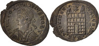 Follis Coin, Constantius II, Trier, Bronze, RIC:480 -