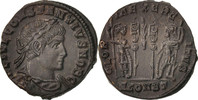 Follis Coin, Constantius II, Arles, Bronze, RIC:367 -