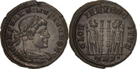 Follis Coin, Constantine II, Trier, Bronze, RIC:520 -