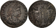 Follis Coin, Constantius II, Arles, Bronze, RIC:347 -