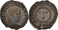 Follis Coin, Constantine II, Trier, Bronze, RIC:441 -