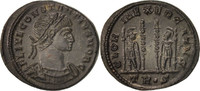 Follis Coin, Constantius II, Trier, Bronze, RIC:540 -
