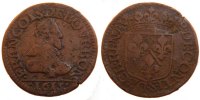 FRENCH STATES Liard Coin, CHATEAU-RENAUD, Copper, KM:26.2 -