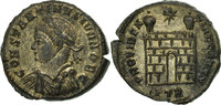 Follis Coin, Constantine II, Trier, Bronze, RIC:455 -